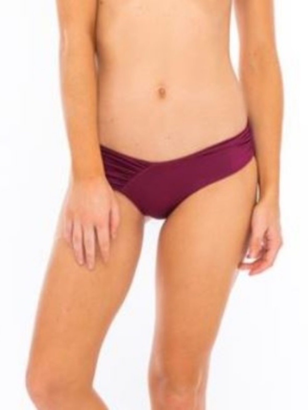 Indah Cyndie Bikini Bottom In Bordeaux